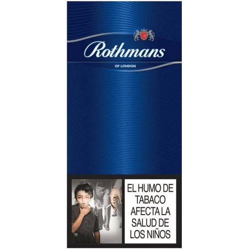 Cigarrillo Rothmans Azul Cajetilla