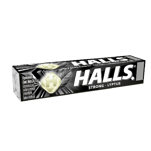 Halls Barra Extra Fuerte 25,2g