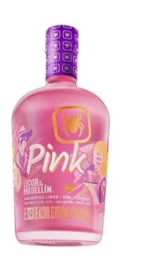 Licor Pink De Ron Medellin Bot 750 ML
