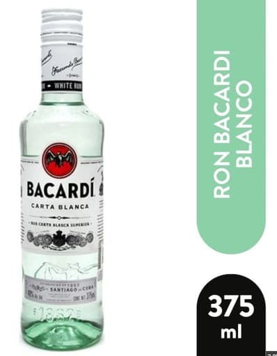 Ron Bacardi Carta Blanca 375Ml