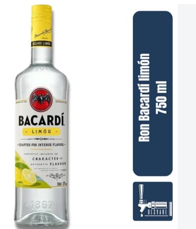Ron Bacardi Limon 750Ml