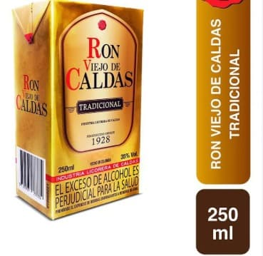 Ron Caldas Tradicional Cuarto 250 Ml
