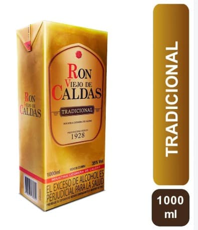 Ron Caldas Tradicional Tetra 1000 Ml