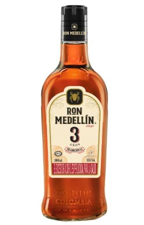 Ron Medellin 3 Años Vidrio 1000 Ml