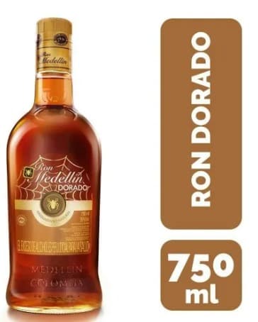 Ron Medellin Dorado Botella 750 Ml