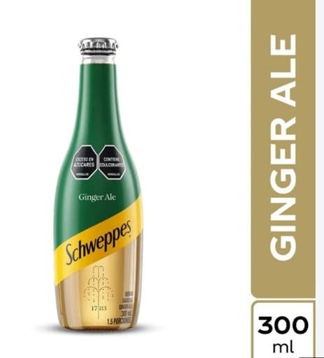 Schweppes Ginger 10 onz Vidrio