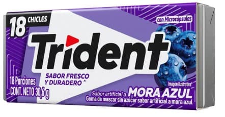 Trident Americano 18s * 12 U Mora Azul