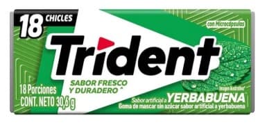 Trident Americano 18s * 12 U Yerbabuena