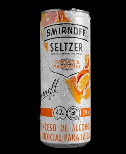 Vodka Smirnoff Seltzer Orange & Grape 250 Ml